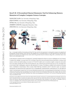 KoroT-3E: A Personalized Musical Mnemonics Tool for Enhancing Memory
  Retention of Complex Computer Science Concepts