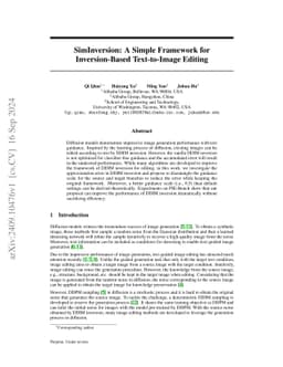 SimInversion: A Simple Framework for Inversion-Based Text-to-Image
  Editing