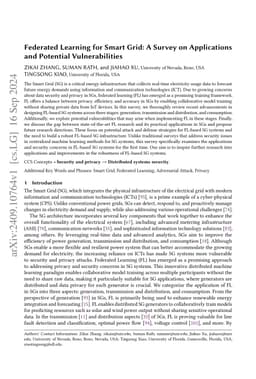 Federated Learning for Smart Grid: A Survey on Applications and
  Potential Vulnerabilities