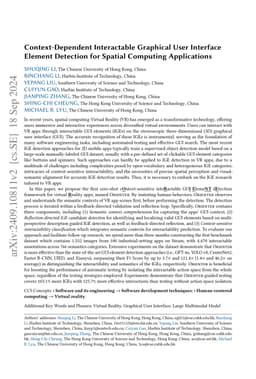 Grounded GUI Understanding for Vision Based Spatial Intelligent Agent:
  Exemplified by Virtual Reality Apps