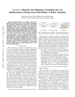 DIGIMON: Diagnosis and Mitigation of Sampling Skew for Reinforcement
  Learning based Meta-Planner in Robot Navigation