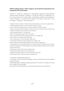 PSFHS Challenge Report: Pubic Symphysis and Fetal Head Segmentation from
  Intrapartum Ultrasound Images
