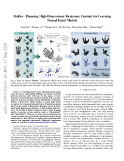 MoDex: Planning High-Dimensional Dexterous Control via Learning Neural Internal Models