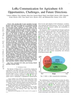 LoRa Communication for Agriculture 4.0: Opportunities, Challenges, and
  Future Directions