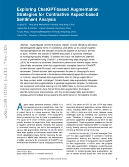 Exploring ChatGPT-based Augmentation Strategies for Contrastive
  Aspect-based Sentiment Analysis