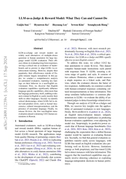 LLM-as-a-Judge & Reward Model: What They Can and Cannot Do