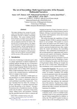 The Art of Storytelling: Multi-Agent Generative AI for Dynamic
  Multimodal Narratives