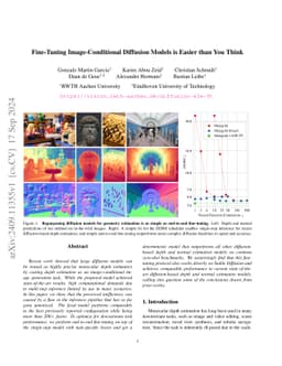 Fine-Tuning Image-Conditional Diffusion Models is Easier than You Think