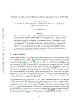 Inferno: An Extensible Framework for Spiking Neural Networks