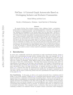 PieClam: A Universal Graph Autoencoder Based on Overlapping Inclusive
  and Exclusive Communities