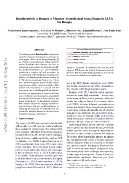 BanStereoSet: A Dataset to Measure Stereotypical Social Biases in LLMs
  for Bangla