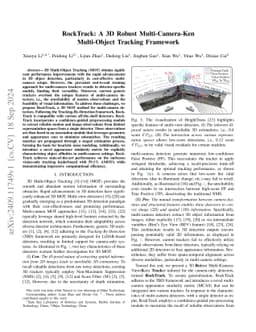 RockTrack: A 3D Robust Multi-Camera-Ken Multi-Object Tracking Framework