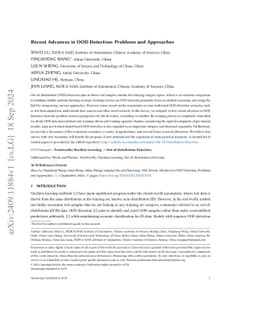 Recent Advances in OOD Detection: Problems and Approaches