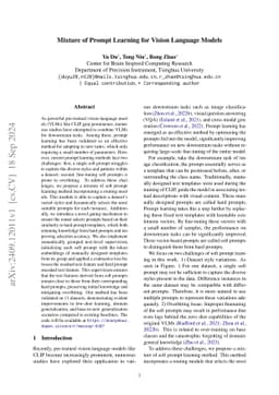 Mixture of Prompt Learning for Vision Language Models
