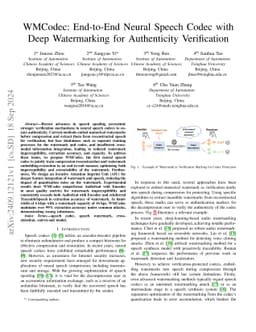 WMCodec: End-to-End Neural Speech Codec with Deep Watermarking for
  Authenticity Verification