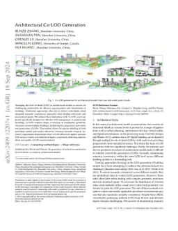Architectural Co-LOD Generation