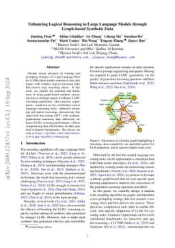 Enhancing Logical Reasoning in Large Language Models through Graph-based
  Synthetic Data
