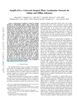 SurgPLAN++: Universal Surgical Phase Localization Network for Online and Offline Inference