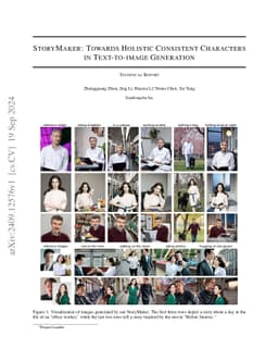 StoryMaker: Towards Holistic Consistent Characters in Text-to-image
  Generation