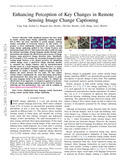 Enhancing Perception of Key Changes in Remote Sensing Image Change
  Captioning