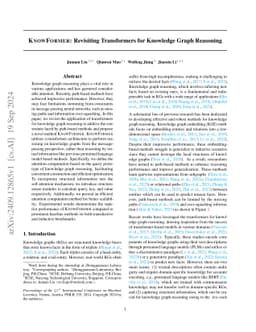 KnowFormer: Revisiting Transformers for Knowledge Graph Reasoning
