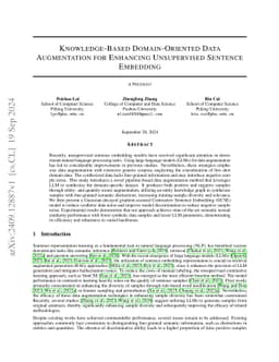 Enhancing Unsupervised Sentence Embeddings via Knowledge-Driven Data
  Augmentation and Gaussian-Decayed Contrastive Learning
