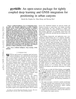 pyrtklib: An open-source package for tightly coupled deep learning and
  GNSS integration for positioning in urban canyons