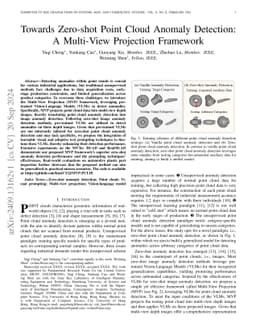 Towards Zero-shot Point Cloud Anomaly Detection: A Multi-View Projection
  Framework