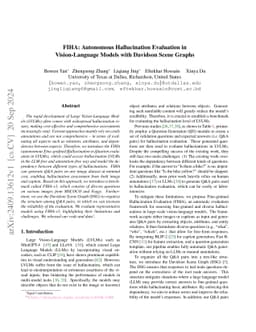 FIHA: Autonomous Hallucination Evaluation in Vision-Language Models with
  Davidson Scene Graphs