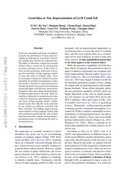 Good Idea or Not, Representation of LLM Could Tell
