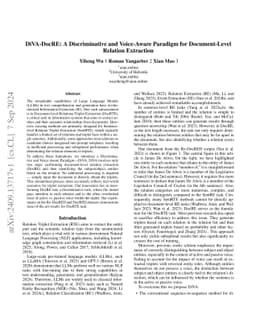 DiVA-DocRE: A Discriminative and Voice-Aware Paradigm for Document-Level Relation Extraction