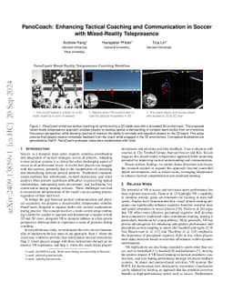 PanoCoach: Enhancing Tactical Coaching and Communication in Soccer with
  Mixed-Reality Telepresence