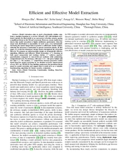 Efficient and Effective Model Extraction