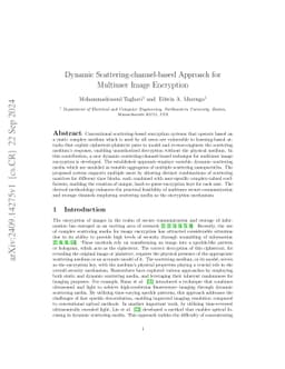 Dynamic Scattering-channel-based Approach for Multiuser Image Encryption