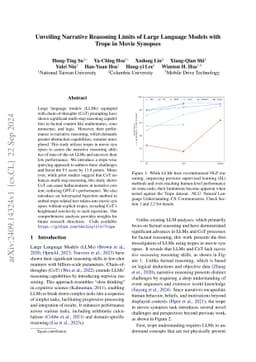 Unveiling Narrative Reasoning Limits of Large Language Models with Trope
  in Movie Synopses