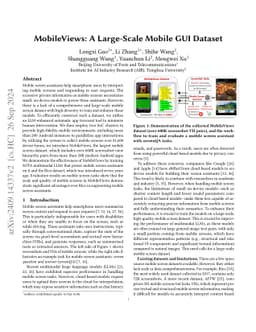 MobileViews: A Large-Scale Mobile GUI Dataset