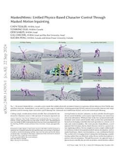 MaskedMimic: Unified Physics-Based Character Control Through Masked
  Motion Inpainting