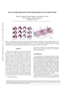 Secrets of Edge-Informed Contrast Maximization for Event-Based Vision