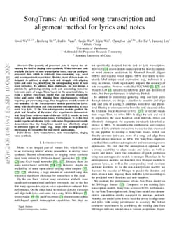 SongTrans: An unified song transcription and alignment method for lyrics
  and notes