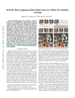 RACER: Rich Language-Guided Failure Recovery Policies for Imitation
  Learning
