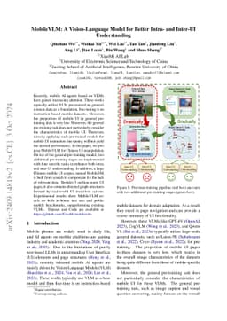 MobileVLM: A Vision-Language Model for Better Intra- and Inter-UI
  Understanding