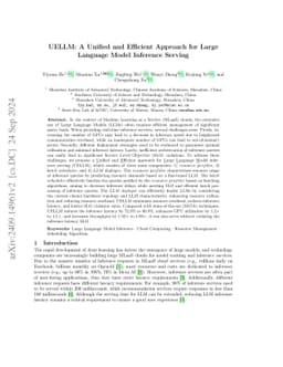 UELLM: A Unified and Efficient Approach for LLM Inference Serving