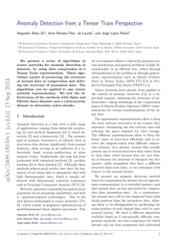 Anomaly Detection from a Tensor Train Perspective