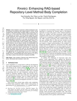 RAMBO: Enhancing RAG-based Repository-Level Method Body Completion