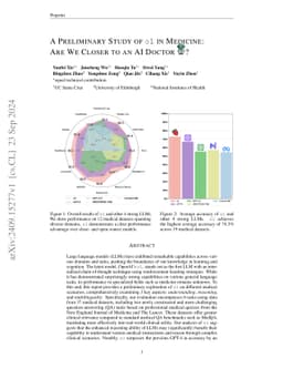 A Preliminary Study of o1 in Medicine: Are We Closer to an AI Doctor?