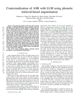 Contextualization of ASR with LLM using phonetic retrieval-based
  augmentation