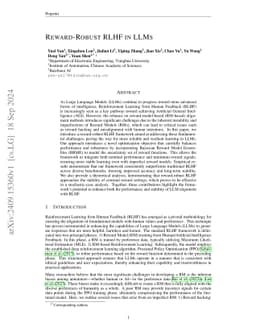 Reward-Robust RLHF in LLMs