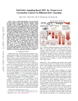 Full-Order Sampling-Based MPC for Torque-Level Locomotion Control via
  Diffusion-Style Annealing