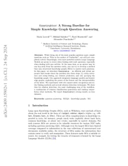 Konstruktor: A Strong Baseline for Simple Knowledge Graph Question
  Answering