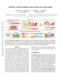 Unimotion: Unifying 3D Human Motion Synthesis and Understanding
